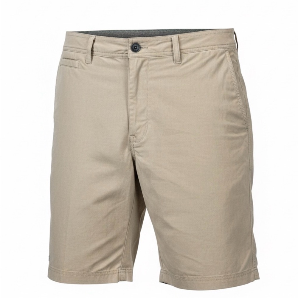 Linksoul Men's Khaki Flat Front Shorts